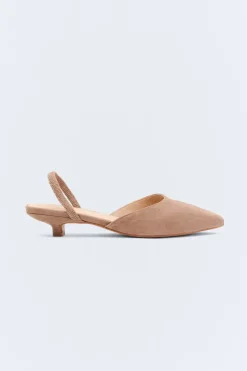 eseOese BAILARINA TACÓN SUEDE SLINGBACK