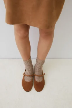 eseOese FALDA MIDI SUEDE DYLAN