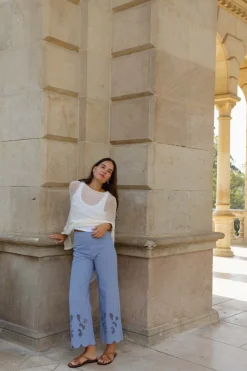eseOese PANTALÓN ALGODÓN LOTUS