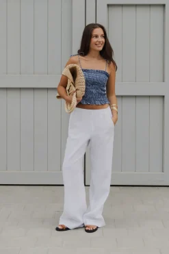 eseOese PANTALON LINO DESIERTO