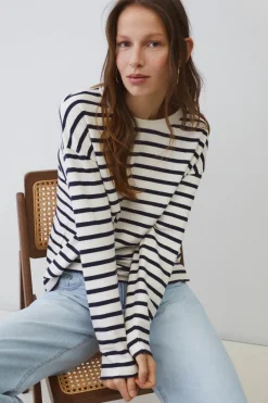 eseOese SUDADERA ALGODÓN STRIPES