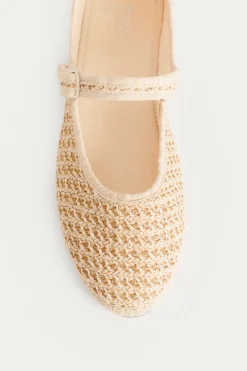 eseOese ZAPATO MARY JANE RAFIA