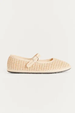 eseOese ZAPATO MARY JANE RAFIA